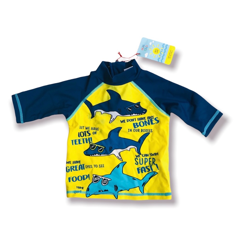 NWT Mini Club Rashguard Top Size 3-6 Months